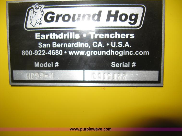 image for item BP9734 Ground Hog HD99-H auger