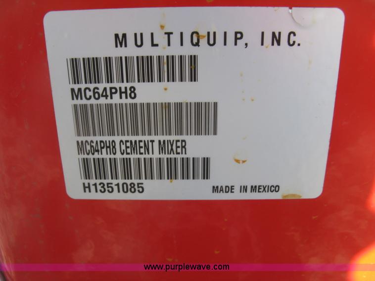 image for item L6445 Multi Quip MC-64P cement mixer