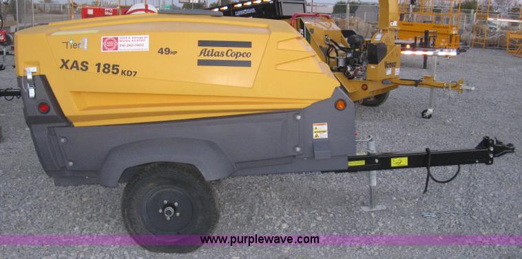 image for item L6449 2015 Atlas Copco XAS-185KD7 air compressor