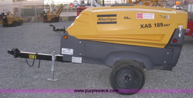 image for item L6449 2015 Atlas Copco XAS-185KD7 air compressor