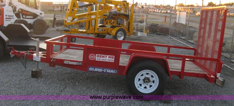 image for item L6450 2015 Croft Sure-Trac utility trailer