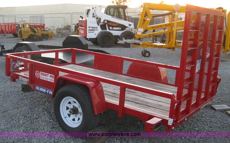 image for item L6450 2015 Croft Sure-Trac utility trailer