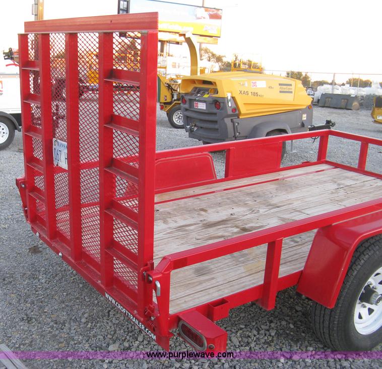 image for item L6450 2015 Croft Sure-Trac utility trailer