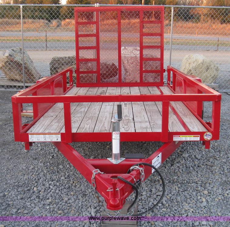 image for item L6450 2015 Croft Sure-Trac utility trailer