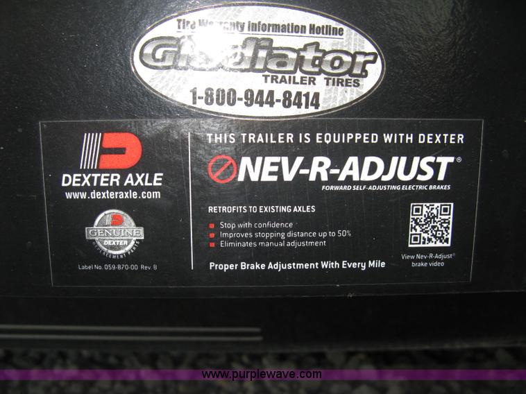 image for item L6451 2015 Load Trail tilt deck trailer