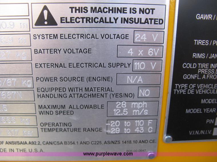 image for item L6452 2015 Haulotte Bill Jax 3522A boom lift