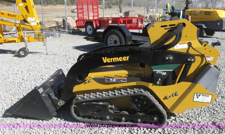 image for item L6454 2015 Vermeer CTX50 mini skid steer