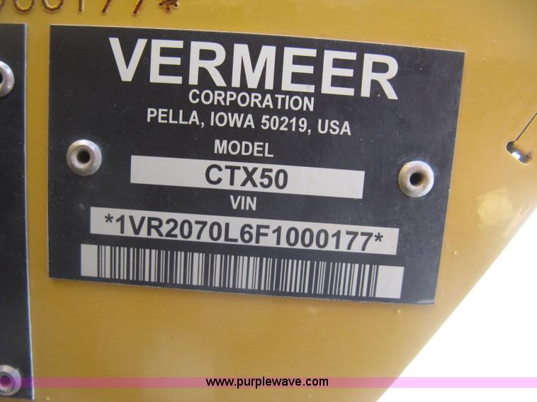 image for item L6454 2015 Vermeer CTX50 mini skid steer