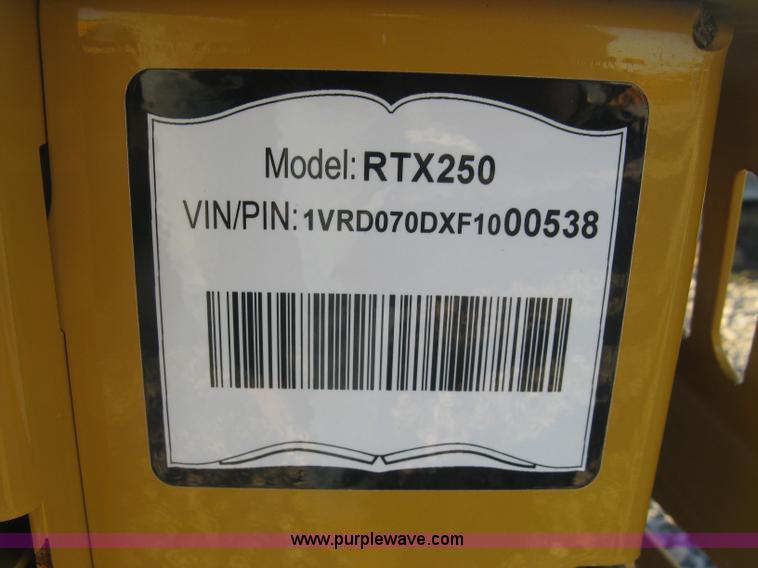 image for item L6455 2015 Vermeer RTX250 trencher