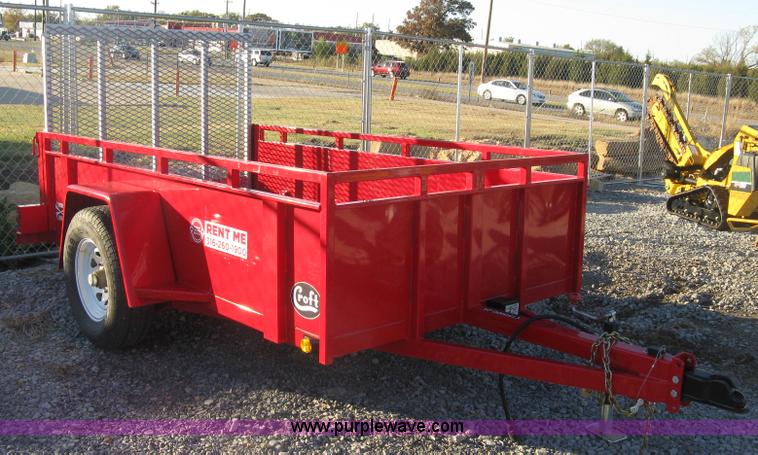 image for item L6458 2015 Croft utility trailer