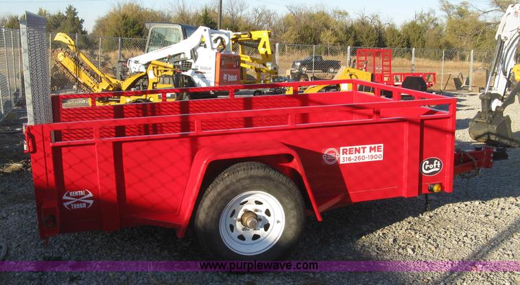 image for item L6458 2015 Croft utility trailer