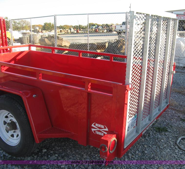 image for item L6458 2015 Croft utility trailer