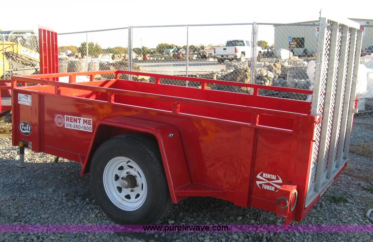 image for item L6458 2015 Croft utility trailer