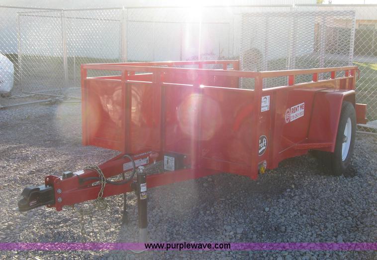 image for item L6458 2015 Croft utility trailer