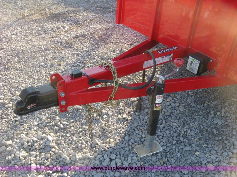 image for item L6458 2015 Croft utility trailer