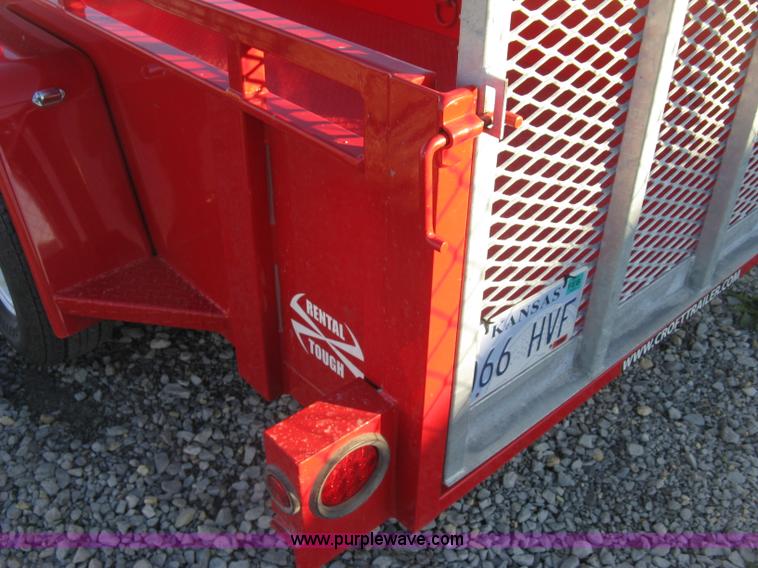 image for item L6458 2015 Croft utility trailer