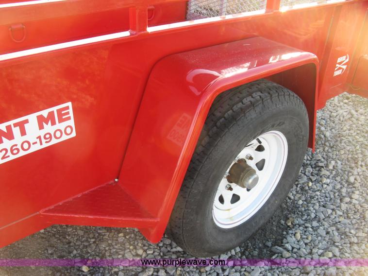 image for item L6458 2015 Croft utility trailer