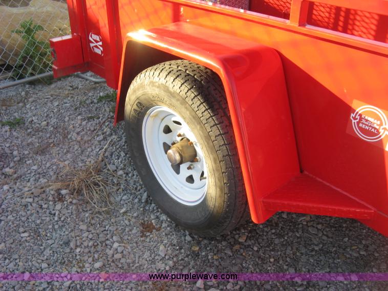 image for item L6458 2015 Croft utility trailer