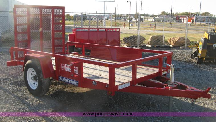 image for item L6459 2015 Croft Sure-Trac utility trailer
