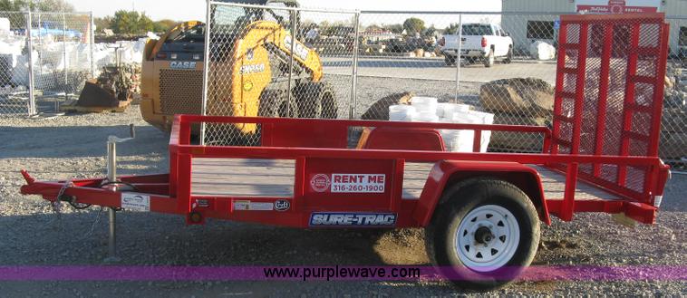 image for item L6459 2015 Croft Sure-Trac utility trailer