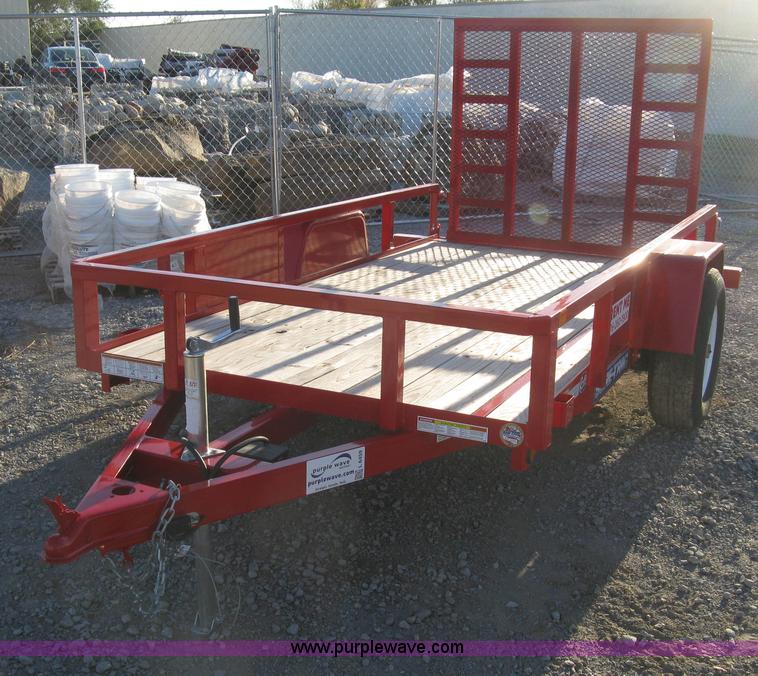 image for item L6459 2015 Croft Sure-Trac utility trailer