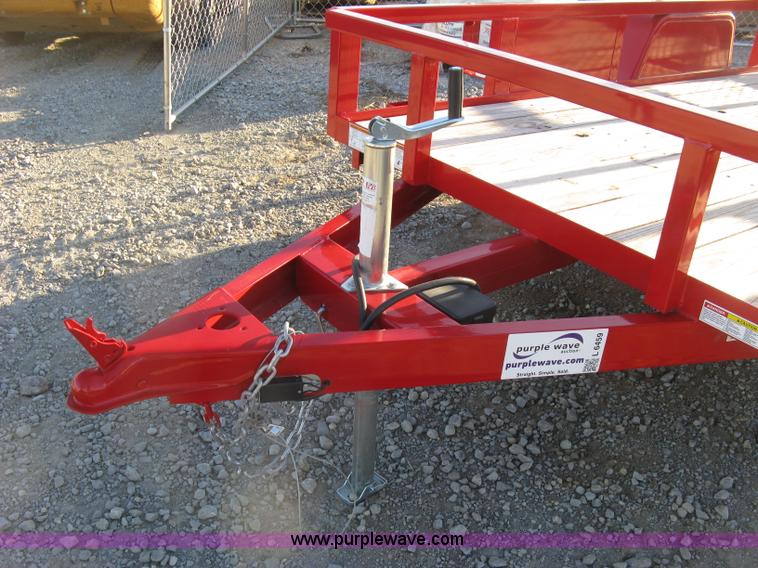 image for item L6459 2015 Croft Sure-Trac utility trailer