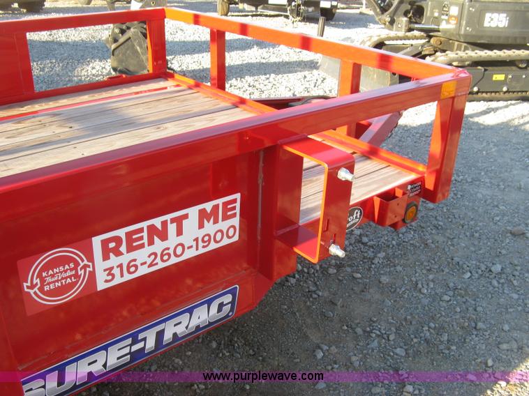 image for item L6459 2015 Croft Sure-Trac utility trailer
