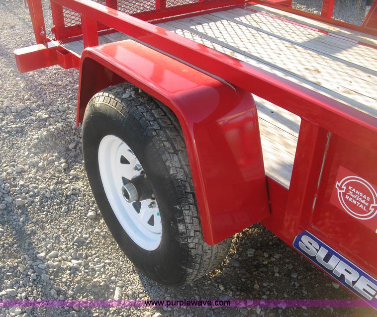 image for item L6459 2015 Croft Sure-Trac utility trailer