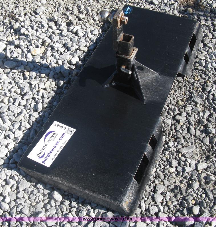 Titan skid steer receiver hitch tow plate in Wichita, KS Item L6467