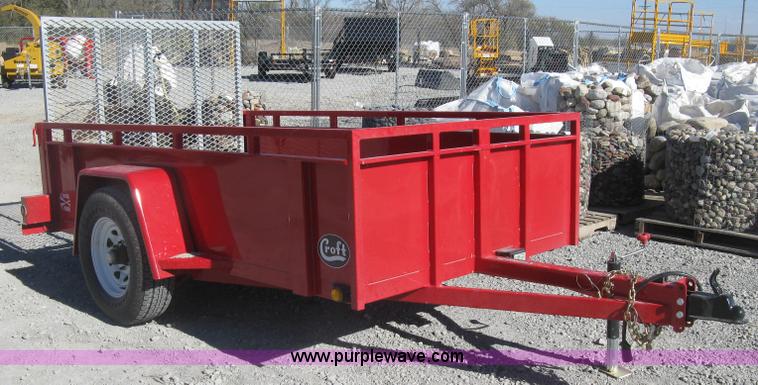 image for item L6471 2015 Croft utility trailer