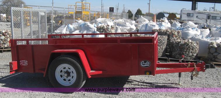 image for item L6471 2015 Croft utility trailer