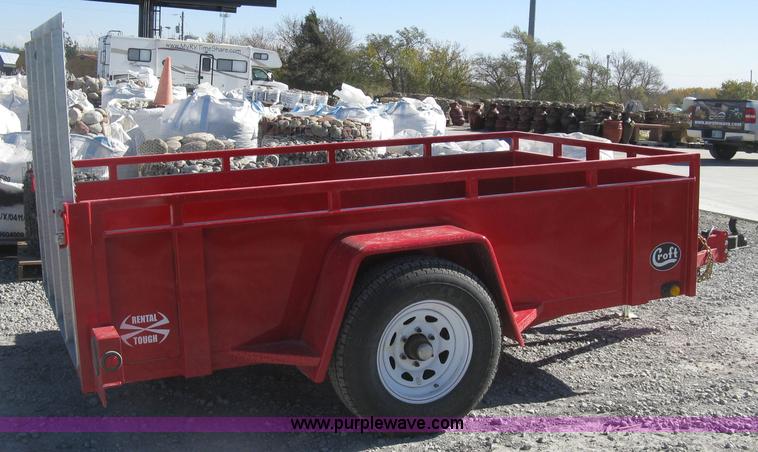 image for item L6471 2015 Croft utility trailer