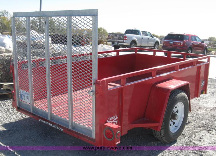 image for item L6471 2015 Croft utility trailer