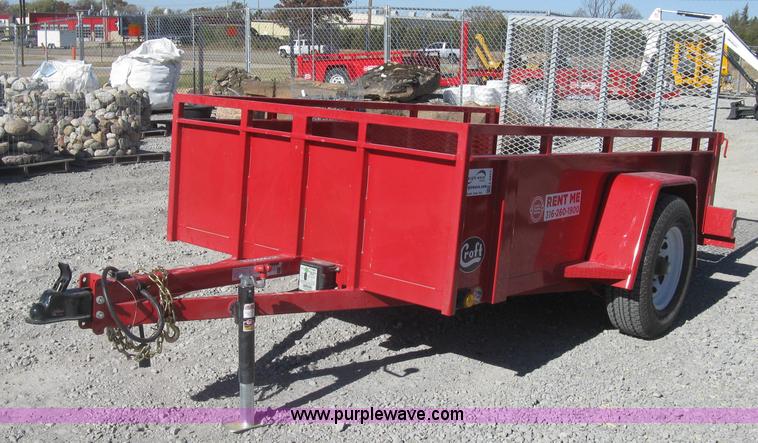 image for item L6471 2015 Croft utility trailer