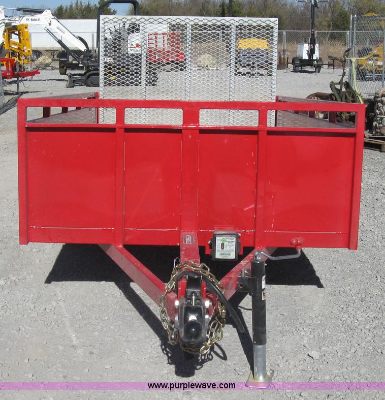 image for item L6471 2015 Croft utility trailer