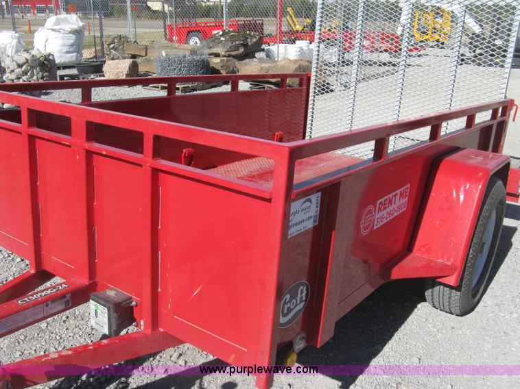 image for item L6471 2015 Croft utility trailer