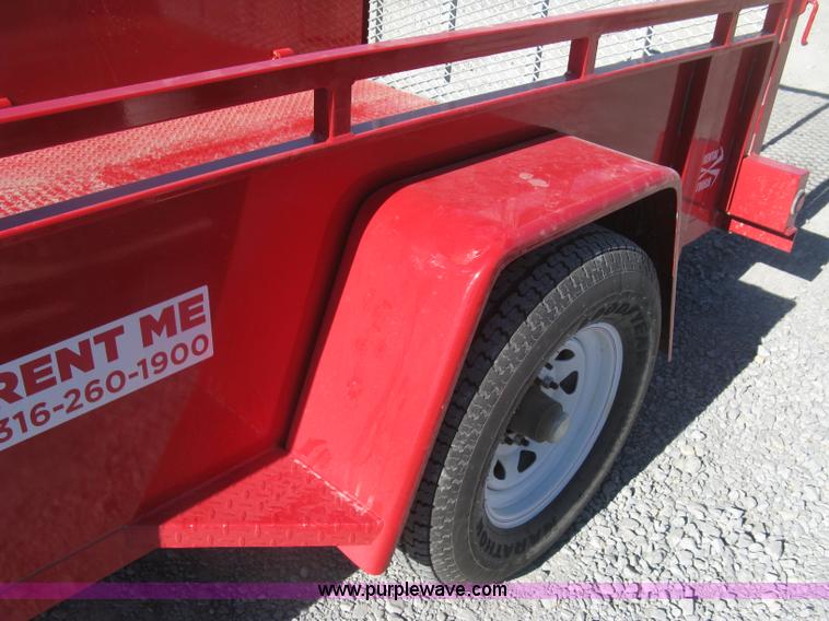 image for item L6471 2015 Croft utility trailer