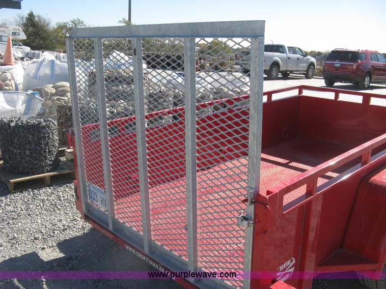 image for item L6471 2015 Croft utility trailer