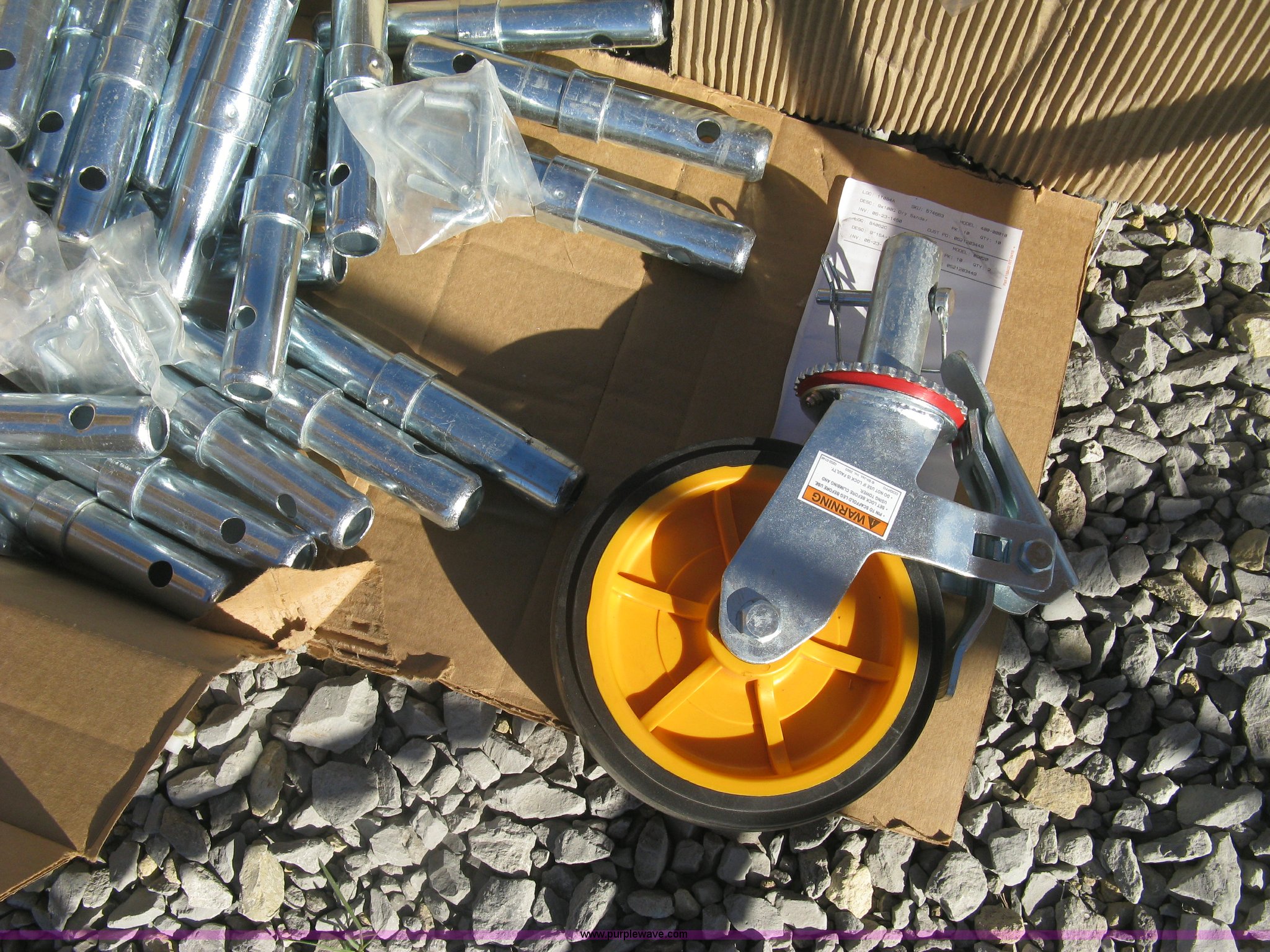 (20) Biljax scaffold caster wheels with joint pin in Wichita, KS