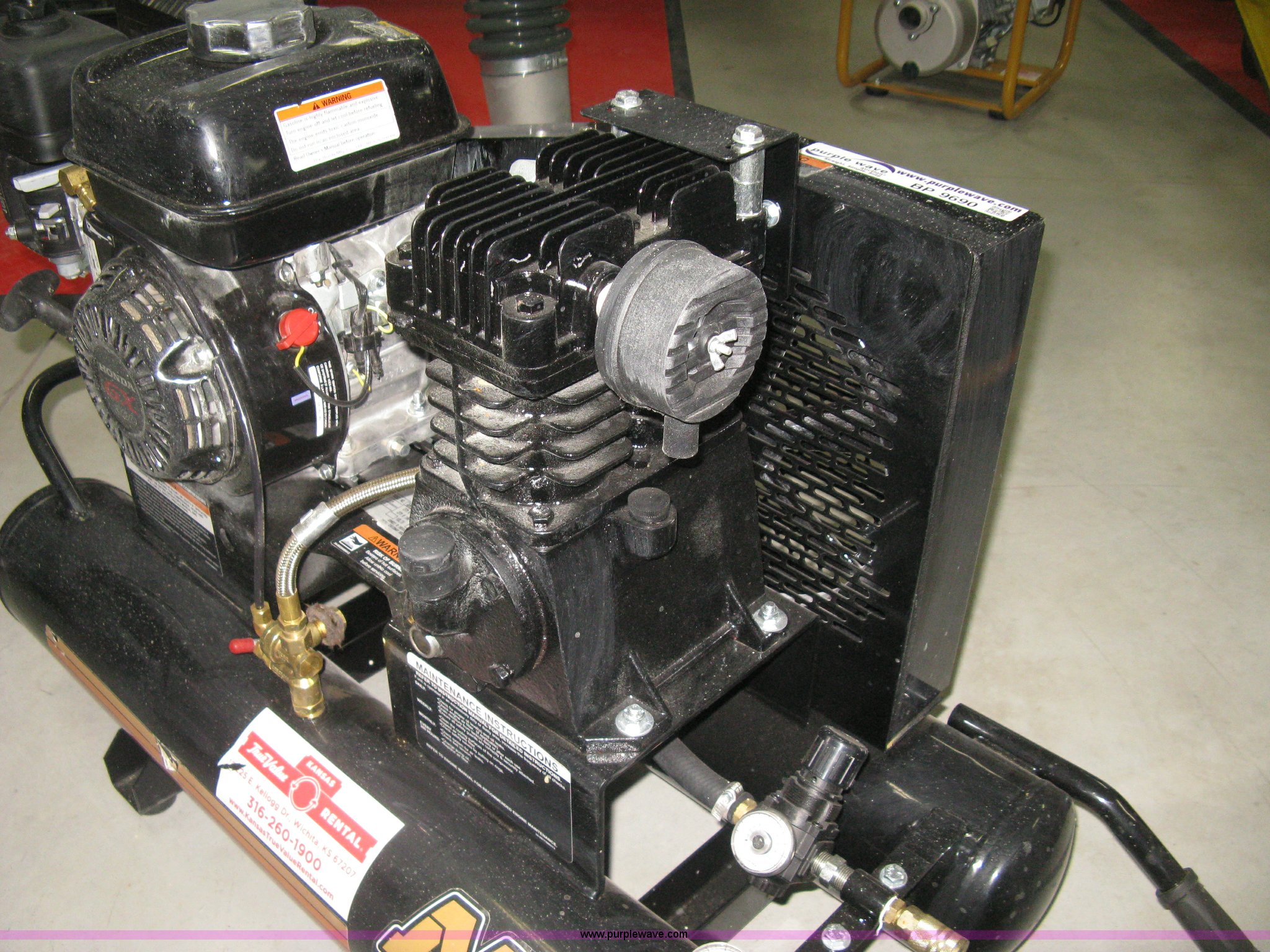 MiTM AM1PH6508M air compressor in Wichita, KS Item BP9690 sold Purple Wave