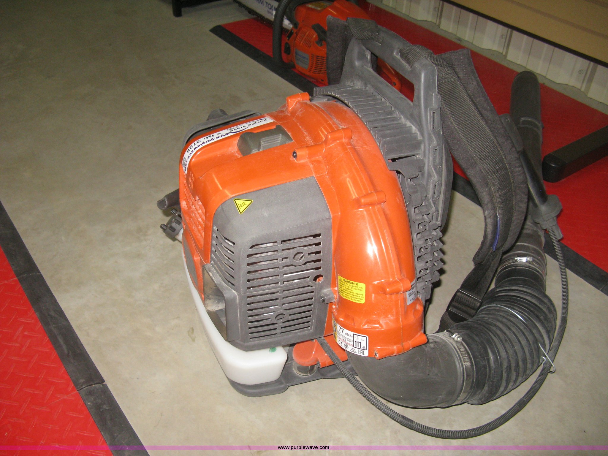 Husqvarna 560BTS backpack blower in Wichita, KS Item BP9728 sold Purple Wave