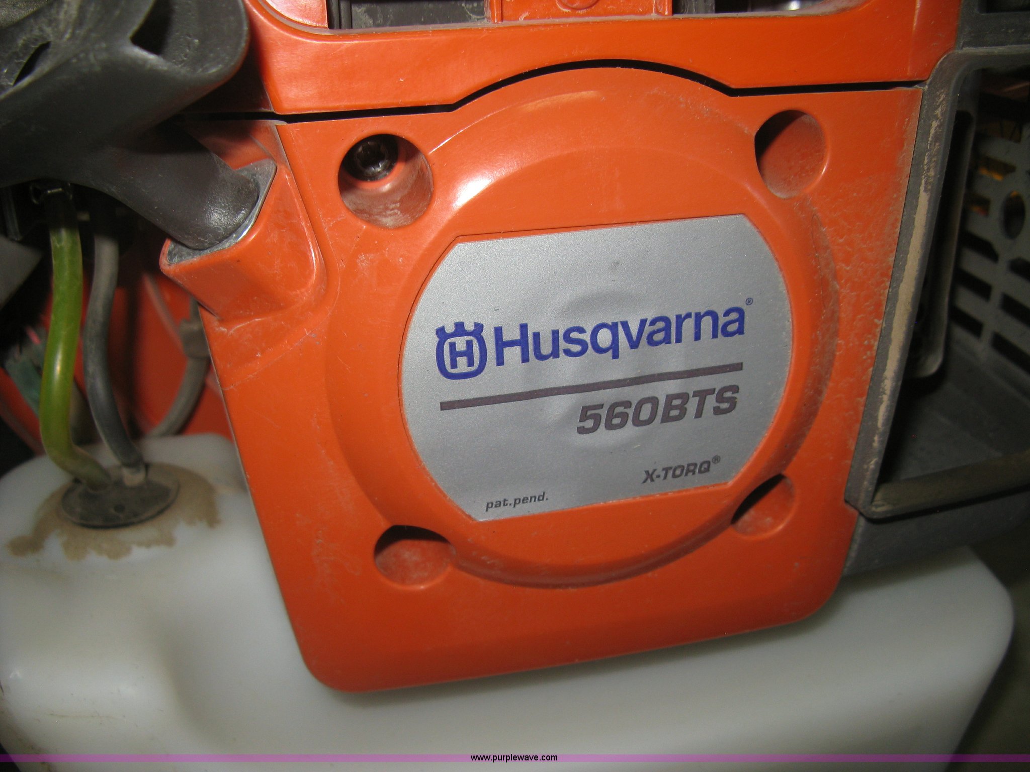Husqvarna 560BTS backpack blower in Wichita, KS Item BP9728 sold Purple Wave