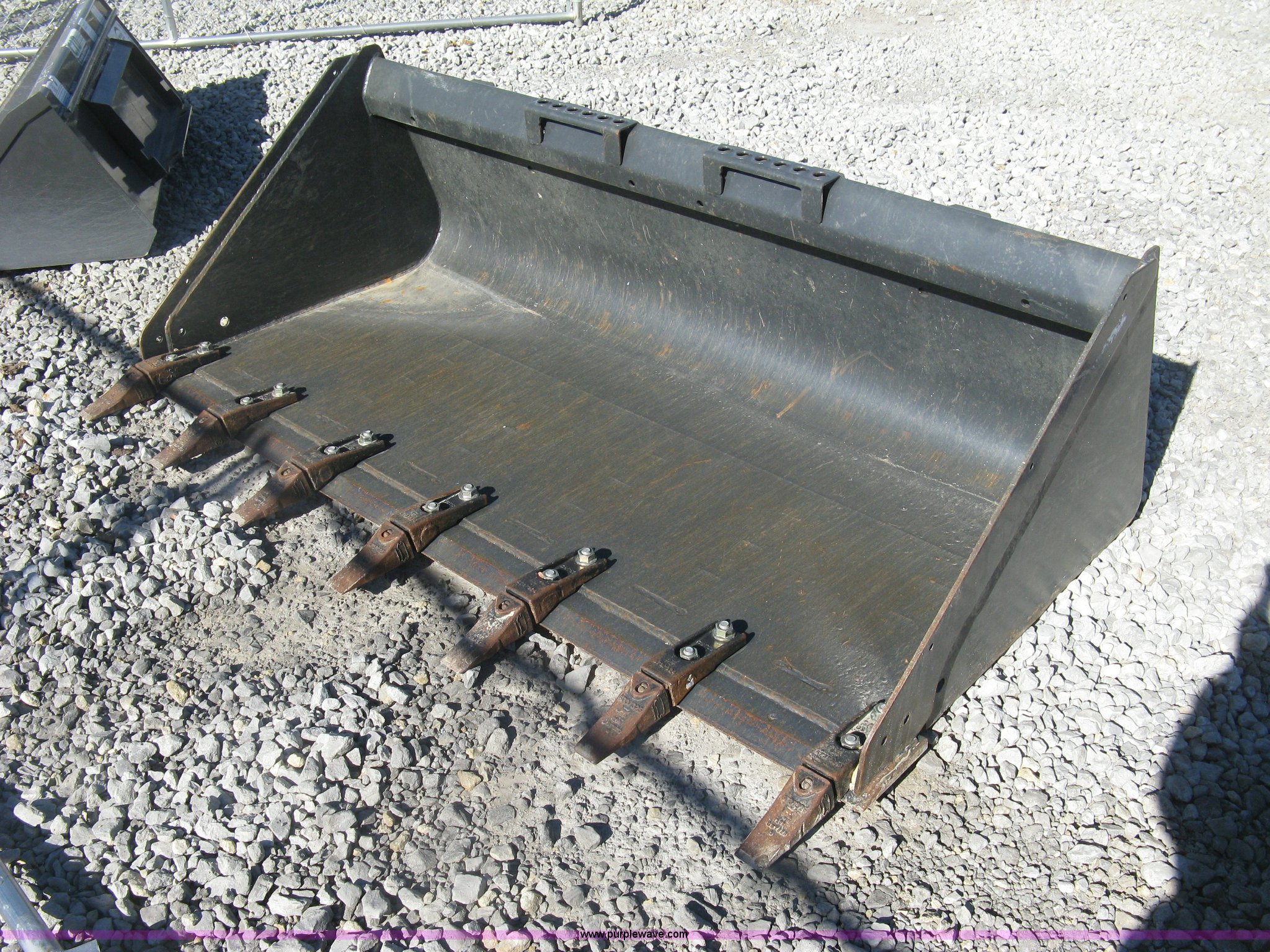 Bobcat low profile skid steer bucket in Wichita, KS Item L6461 sold