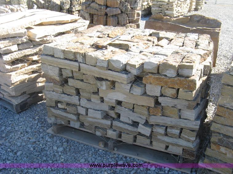 image for item AL9380 Oklahoma tan brown gray rustic chopped stones