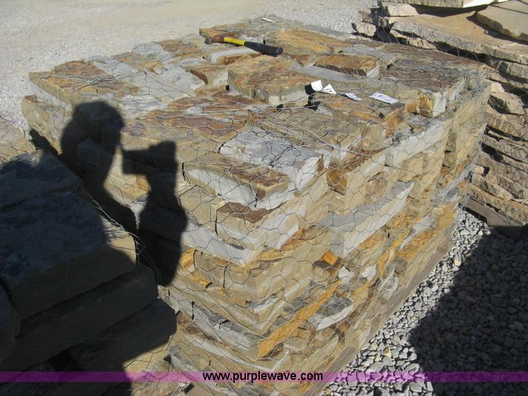 image for item AL9380 Oklahoma tan brown gray rustic chopped stones