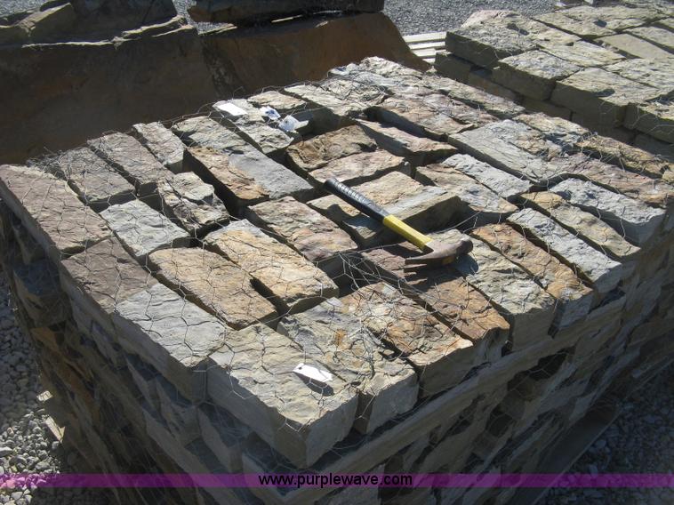 image for item AL9380 Oklahoma tan brown gray rustic chopped stones