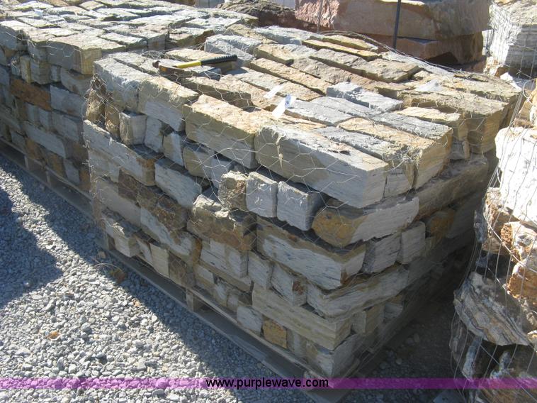 image for item AL9394 Oklahoma tan brown blue chopped stones