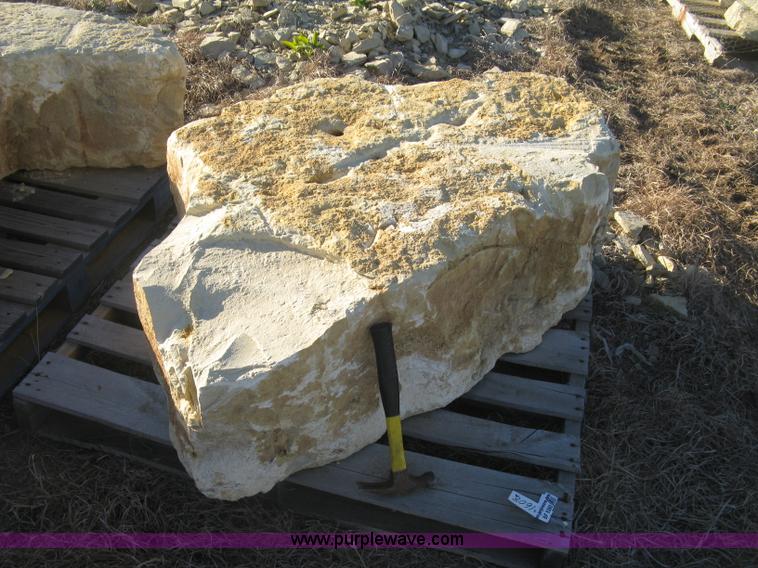 image for item BF9380 (5) native Kansas cream limestone boulders