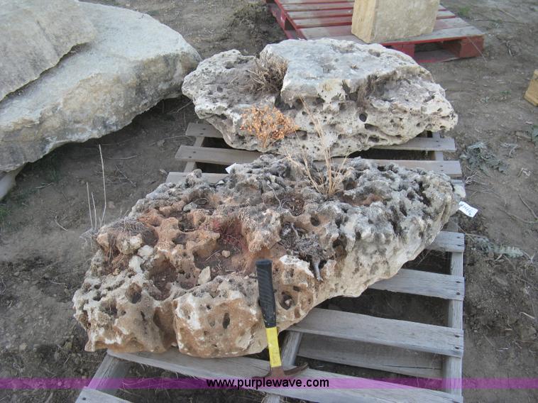 (2) holey limestone boulders in Wichita, KS | Item BF9522 sold | Purple ...