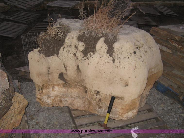 Holey limestone boulder in Wichita, KS | Item BF9548 sold | Purple Wave